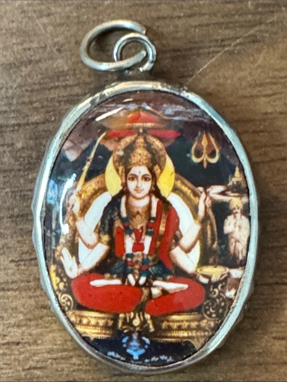 Shiva Pendant Necklace in Multicolor - Spiritual Women’s Jewelry